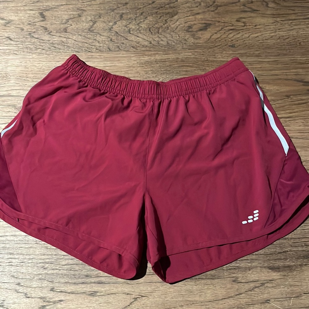 BCG lined shorts, maroon, lined, like new